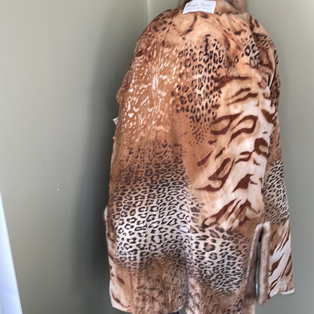 Fur Mink Coat Mustela Visone Made in Italy Size L Excellent! - Picture 14 of 16